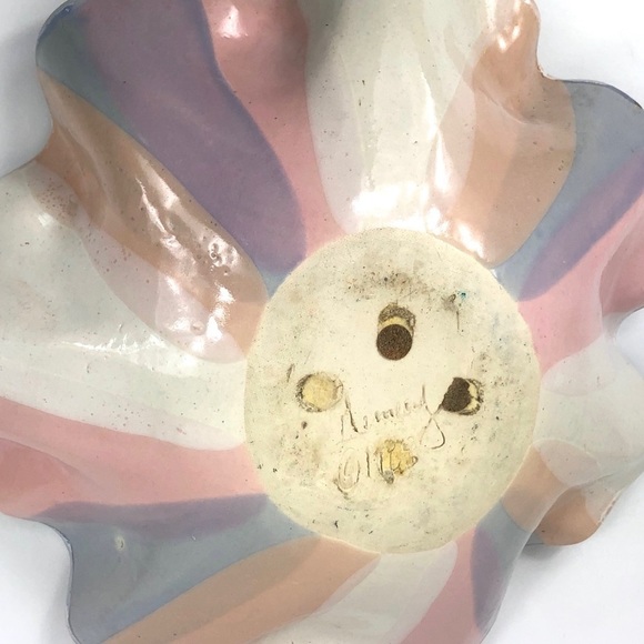 Handpainted WHITE and pink Decorative Bowls Raffled Large & Medium - Picture 12 of 16